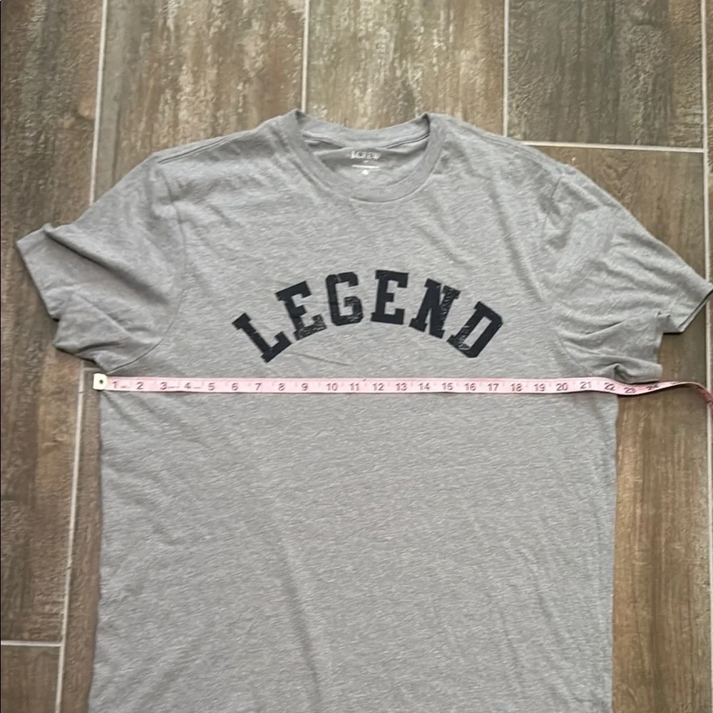 J. Crew Gray 'Legend' Graphic Tee